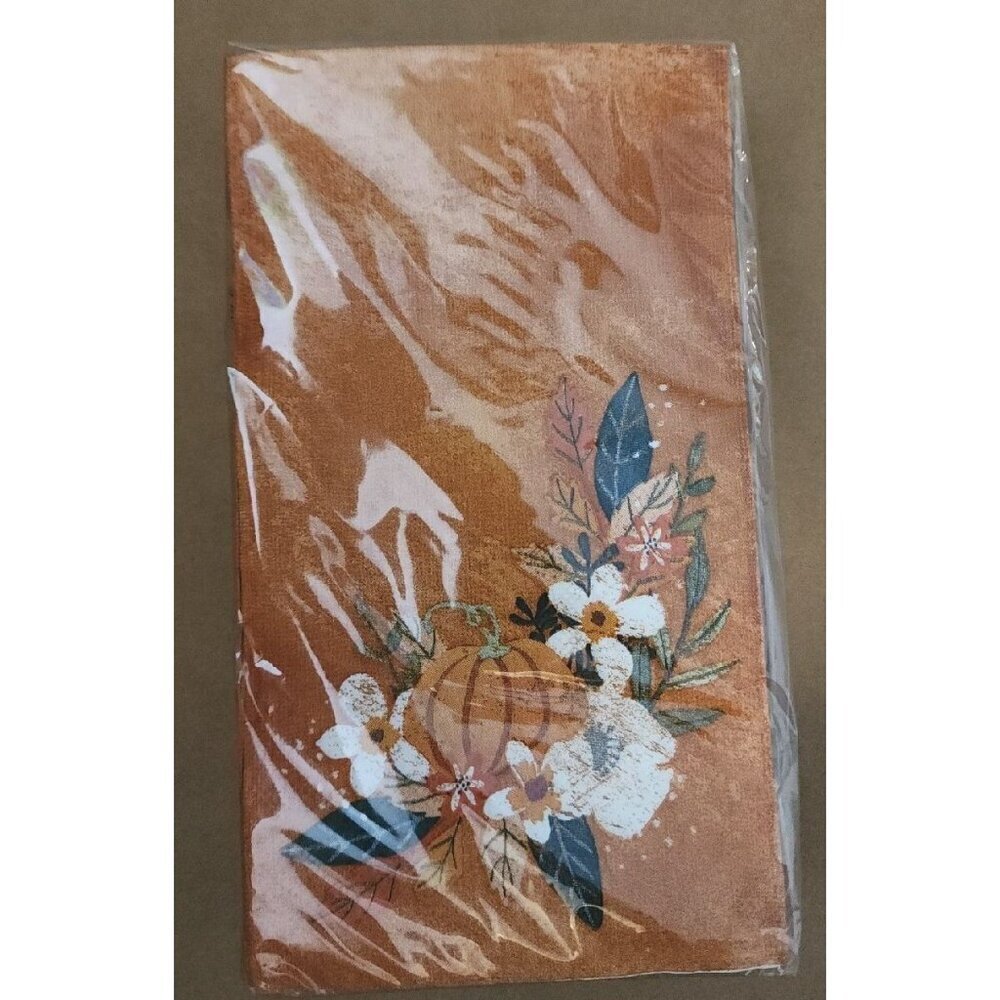 Pumpkin Floral 32 count paper Napkins